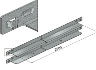 Nosník regálu Midi Rack typ Z délka 2000 mm - sada