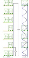 Pal-Rack 10000 pole 1900 / 500 kg / přídavné pole