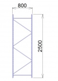 Rám Midi Rack 2500 x 800 mm