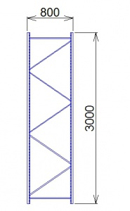 Rám Midi Rack 3000 x 800 mm