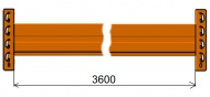 Paletový nosník PNB0436(160mm)/3600 mm sada