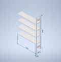 Stowshelf 2000/300 x 1300 přídavné pole