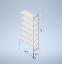 Stowshelf 3000/500 x 1300 přídavné pole