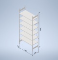 Stowshelf 3000/600 x 1300 základní pole